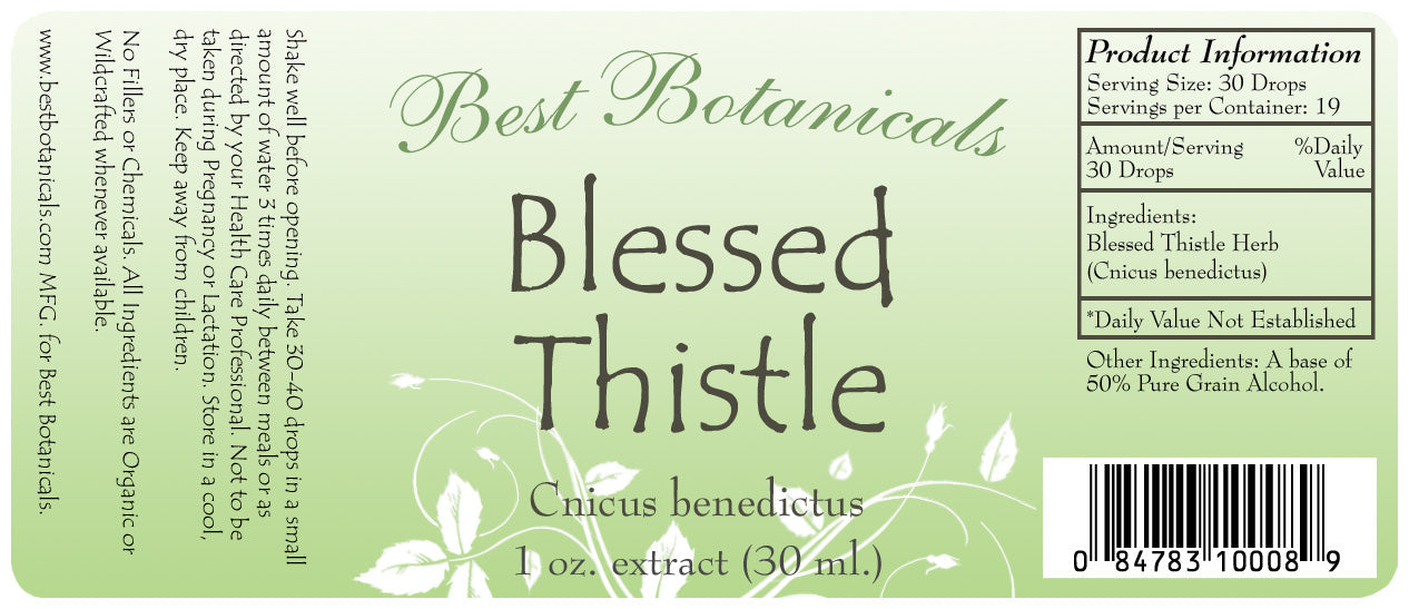 Blessed Thistle Herb Alcohol Extract