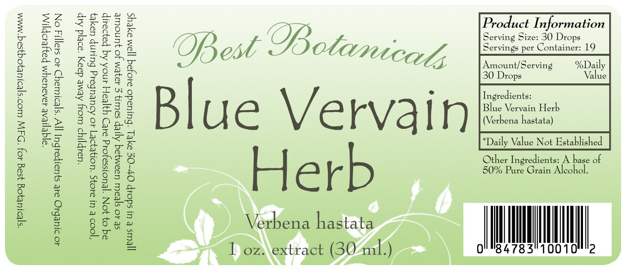 Blue Vervain Herb Alcohol Extract