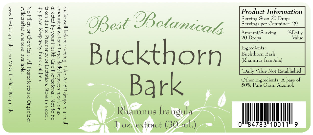 Buckthorn Bark Alcohol Extract