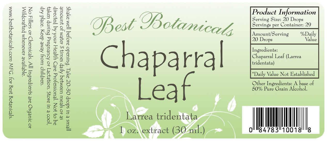 Chaparral Leaf Alcohol Extract