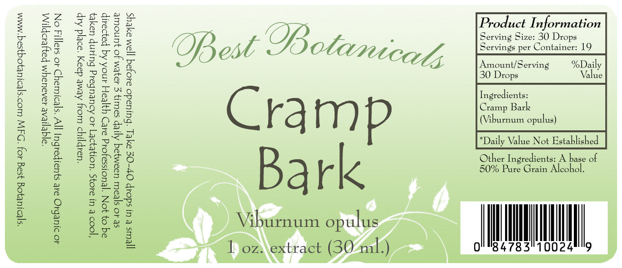 Cramp Bark Alcohol Extract