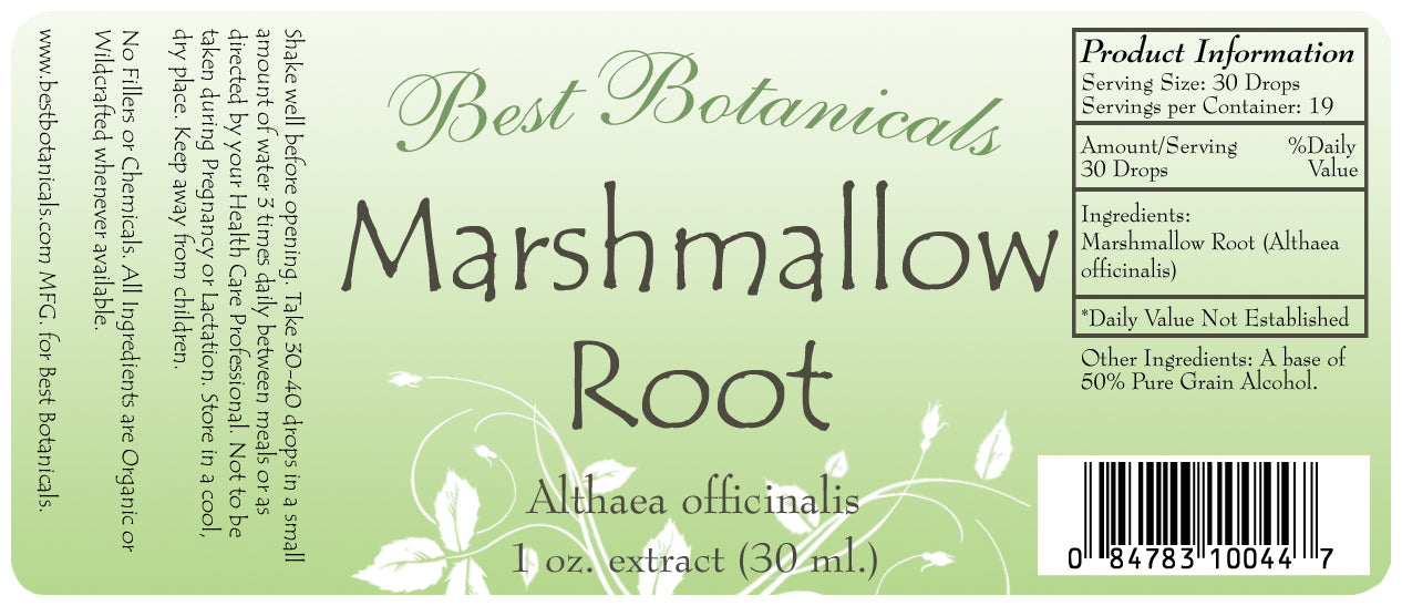 Marshmallow Root Alcohol Extract