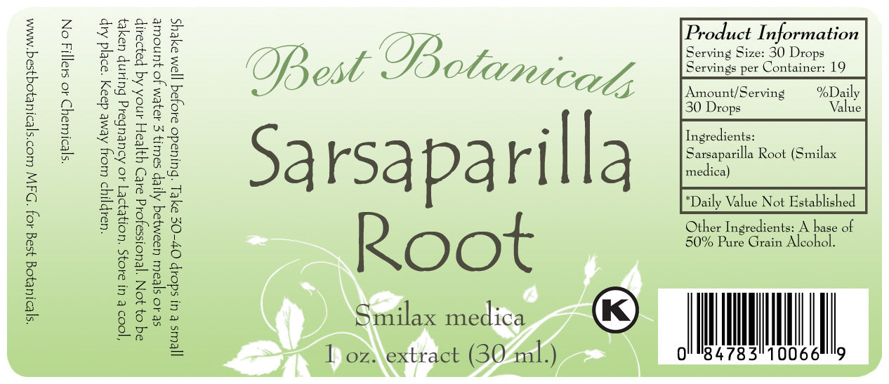 Sarsaparilla Root Alcohol Extract