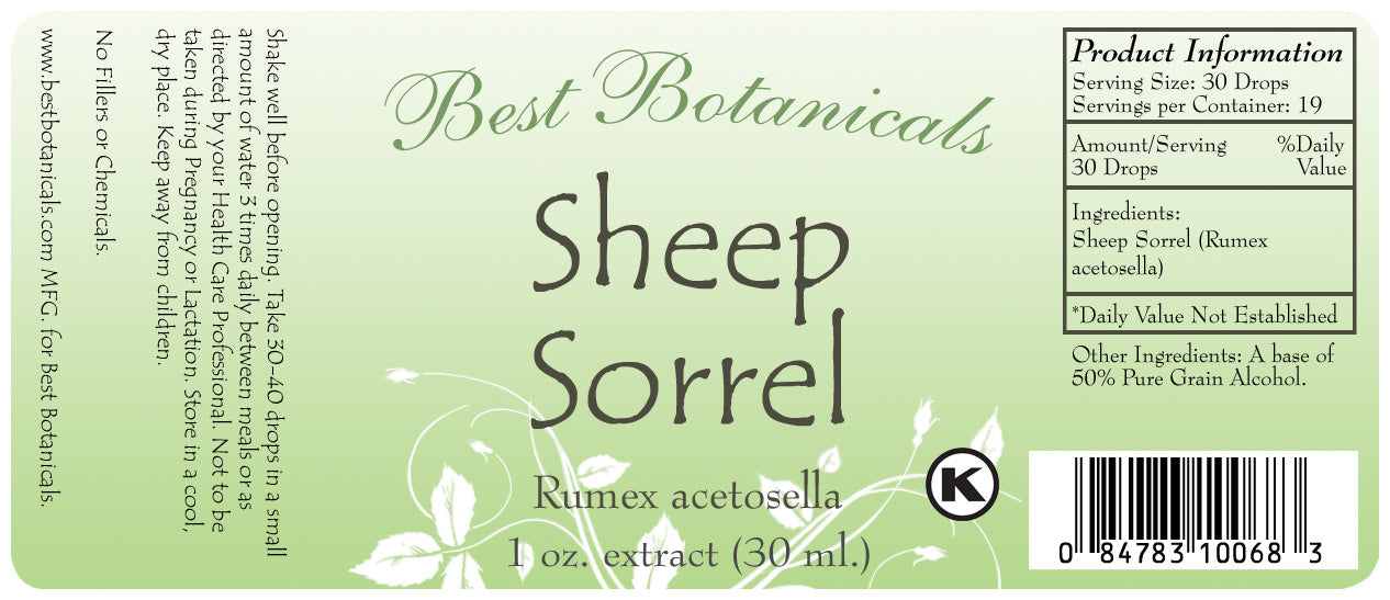 Sheep Sorrel Alcohol Extract