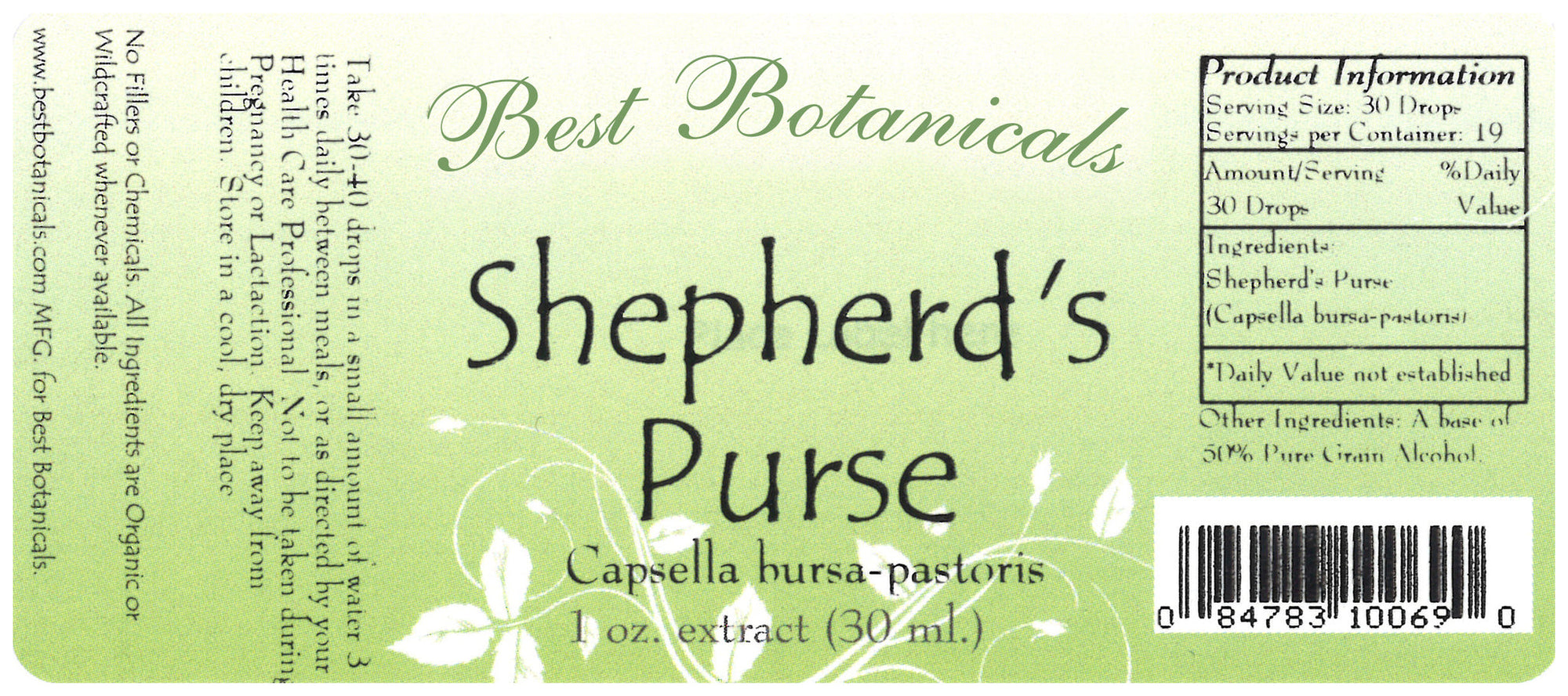 Shepherd's Purse Alcohol Extract