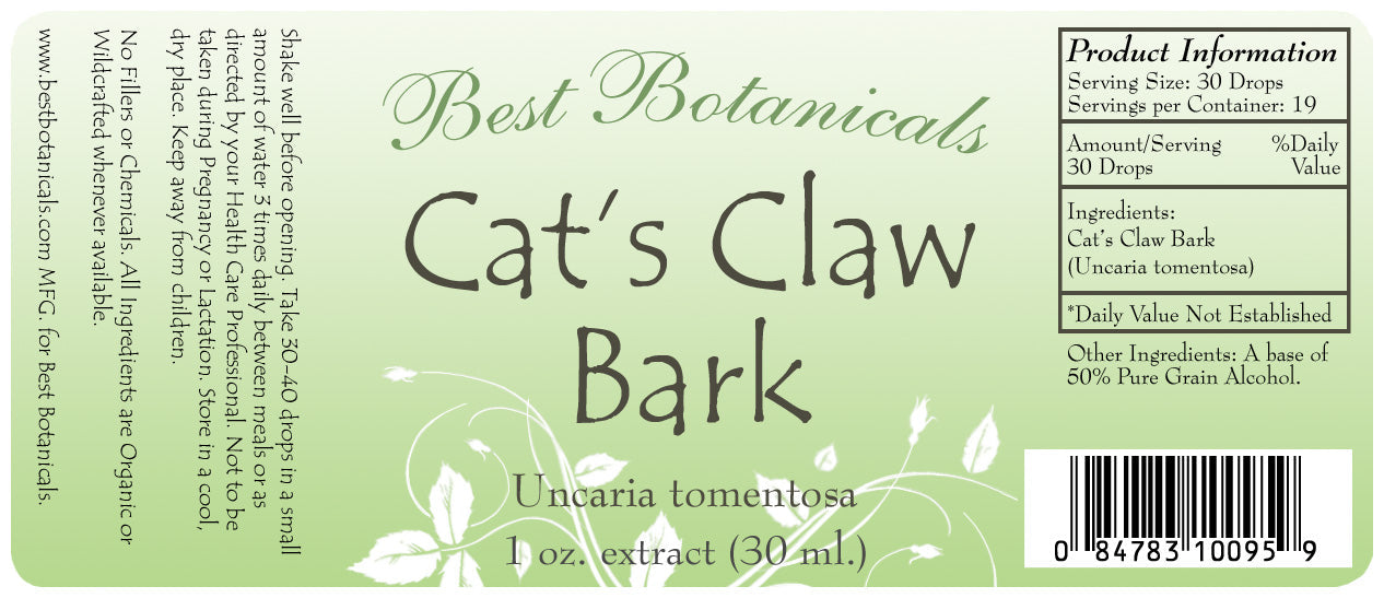 Cat's Claw Bark Alcohol Extract