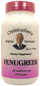 Dr. Christopher's Fenugreek Seed Capsules
