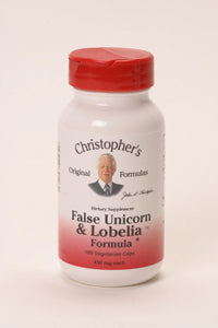 Dr. Christopher's False Unicorn & Lobelia Formula Capsules