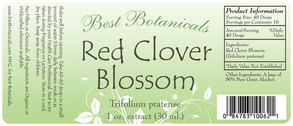 Red Clover Blossom Alcohol Extract
