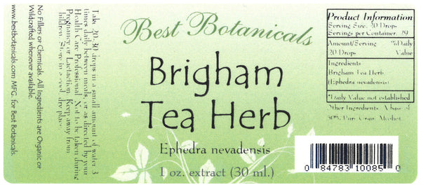 Brigham Tea Herb Alcohol Extract - Dr. Christopher's Herbs