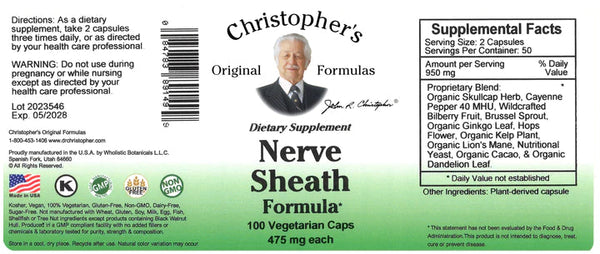 Dr. Christopher's Nerve Sheath