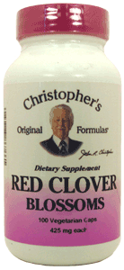 Dr. Christopher's Red Clover Blossom Capsules