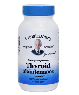 Dr. Christopher's Thyroid Maintenance Formula Capsules