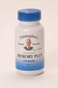 Dr. Christopher's Memory Plus Formula Capsules - Dr. Christopher's Herbs
